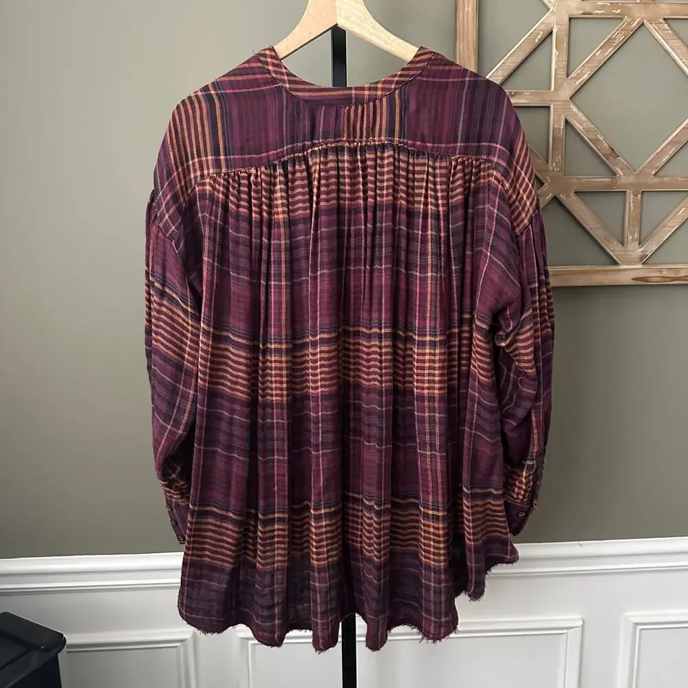 Free People Come on Over Shirt - XS Oversized